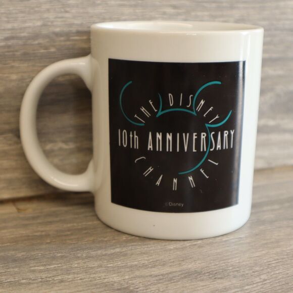 The Disney Channel 10th Anniversary Coffee MUG Legacy Collectible Rare Vintage - Picture 2 of 11